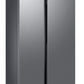 Samsung RS76CG8113SLHL 653L Wi-Fi Enabled Side-by-Side Refrigerator | SmartThings AI | Convertible 5-in-1 | Twin Cooling Plus | Digital Inverter Compressor | EZ Clean Steel | 3 Star | 20-Year Warranty
