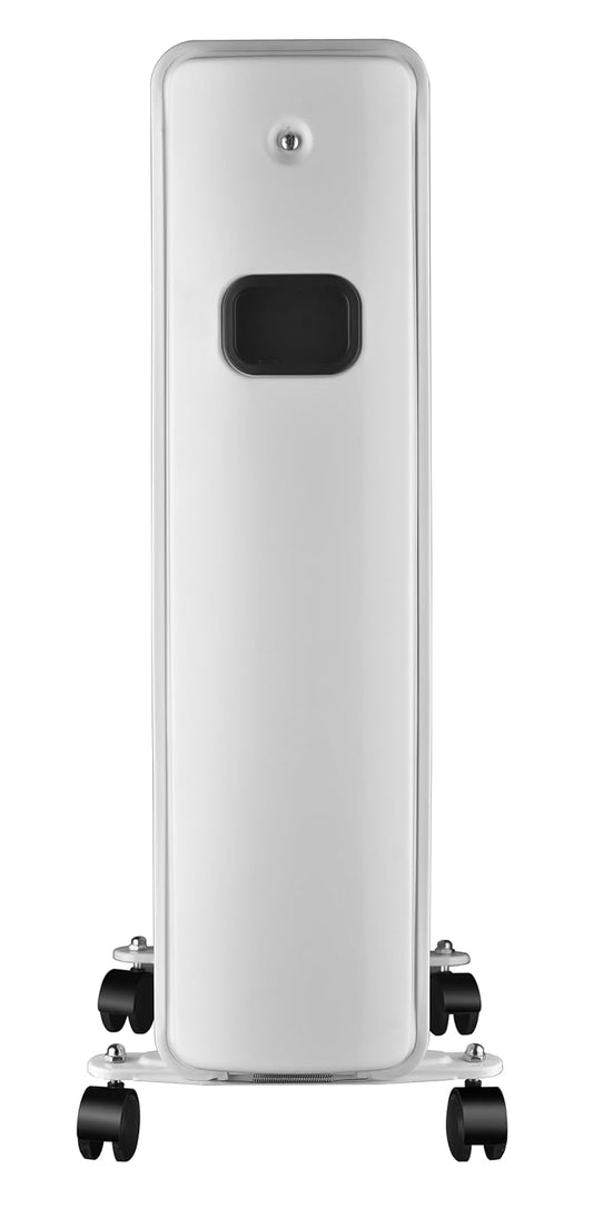 Russell Hobbs ROR13DF 2900W 13-Fin Oil Filled Radiator Room Heater | Smart Digital Heating, Wide Temp Range, 24H Timer, Intelligent Modes, Safety Protection | LED Touch, Foldable Wheels
