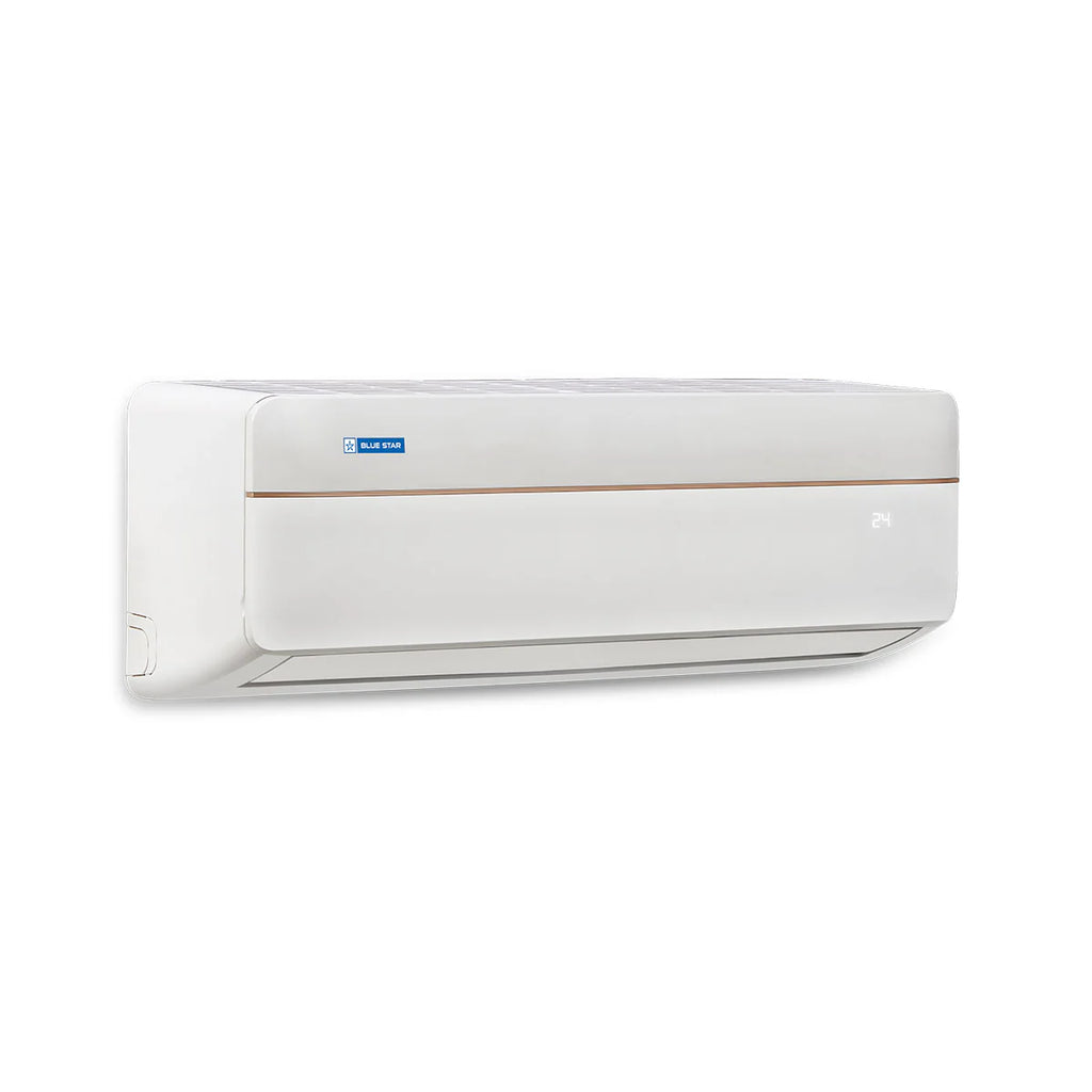 Blue Star FC318VNU 1.5 Ton 3 Star Fixed Speed Split AC | Turbo Cool | Copper Condenser | Anti-Corrosive Blue Fins | Self Diagnosis | Comfort Sleep | White
