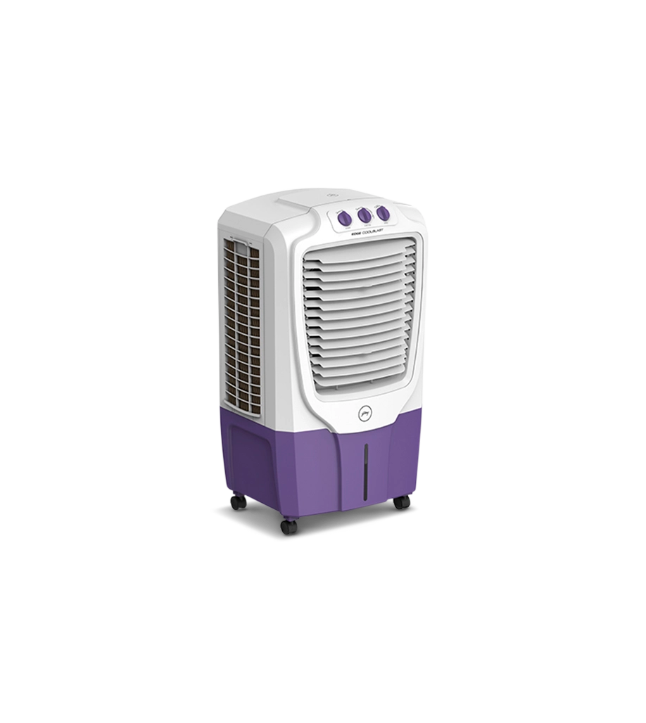 Godrej CL EDGE CBPD 107 RBFN5 PR 87 Litre Desert Air Cooler (Purple, Mechanical Control, 4-Way Air Deflection, 18-Inch Fan, Inverter Compatible)