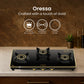 Crompton Oressa CKT-ORR723-MSB 3 Burner 72 cm Slim Glass Cooktop