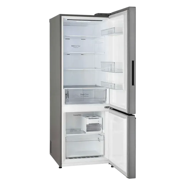 LG GL-B382DPZX 340 L 3 Star Wi-Fi Inverter Frost Free Double Door Refrigerator with Door Cooling+ (Shiny Steel)