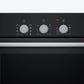 Bosch HBF031BA0I Serie 2 66L Built-In Oven (Black, EcoClean, Fast Preheat, 5 Cooking Modes)