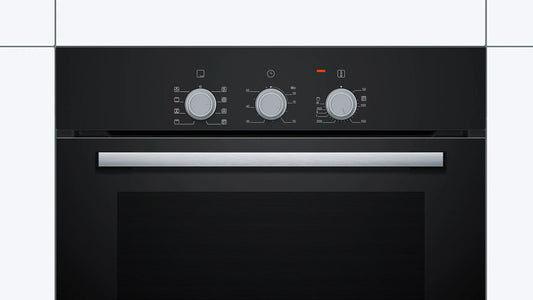 Bosch HBF031BA0I Serie 2 66L Built-In Oven (Black, EcoClean, Fast Preheat, 5 Cooking Modes)