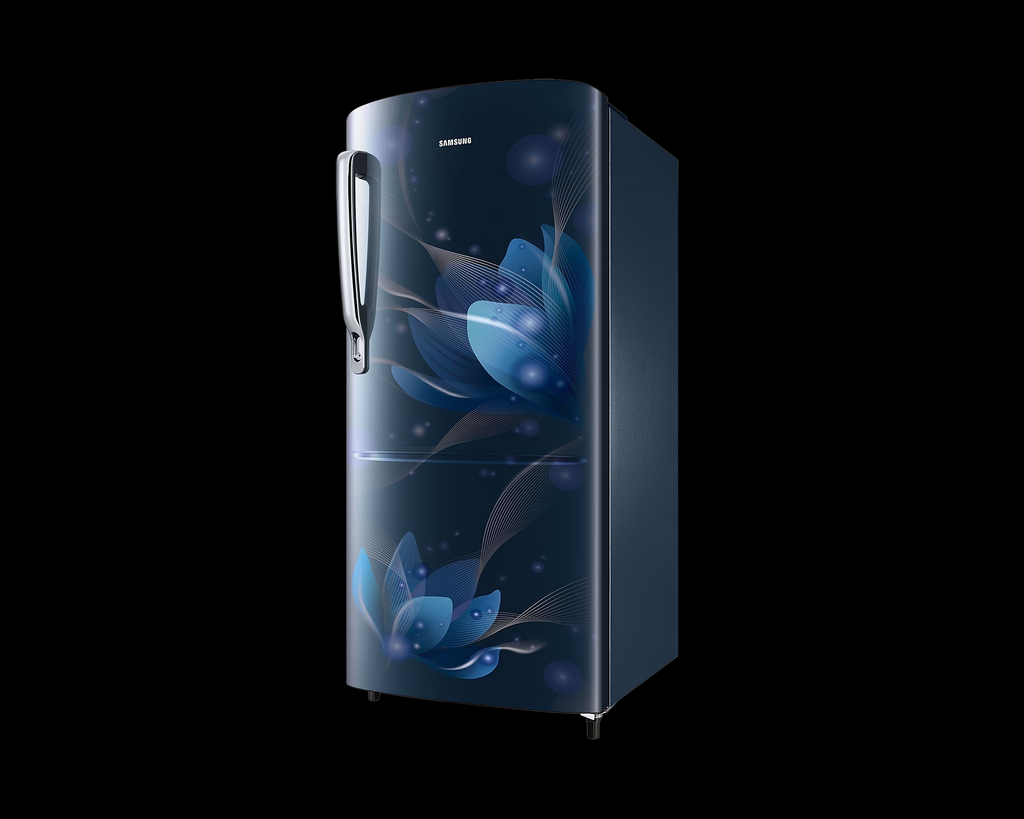 Samsung 184L 2 Star Digital Inverter Direct-Cool Single Door Refrigerator(RR20C2712U8/NL,Blooming Saffron Blue)