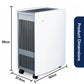 Blueair 605 SmokeStop Air Purifier | HEPA + Activated Carbon | 99.97 % Pollutant Removal | Covers 775 Sq. Ft. | Asthma &amp; Allergy Certified | Suraj Electronics