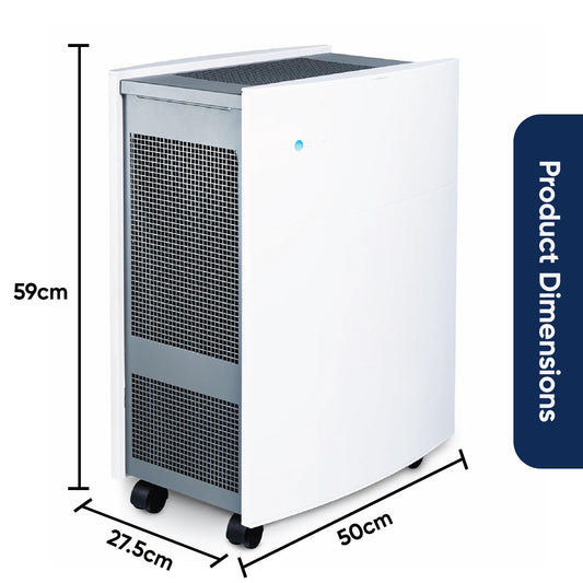 Blueair 605 SmokeStop Air Purifier | HEPA + Activated Carbon | 99.97 % Pollutant Removal | Covers 775 Sq. Ft. | Asthma &amp; Allergy Certified | Suraj Electronics