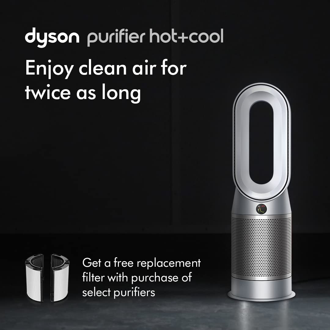 Dyson HP07 Hot+Cool Air Purifier with Heater (Black/Nickel) | HEPA H13 | Wi-Fi &amp; Voice Control | Suraj Electronics