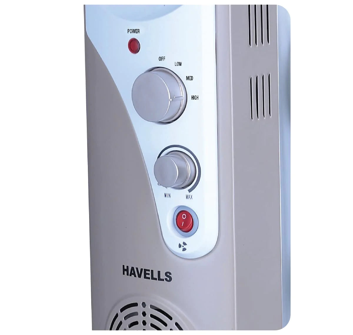 Havells OFR 15 Wave GHROFBZC290 Fins with Fan White 2900 W Oil Heater