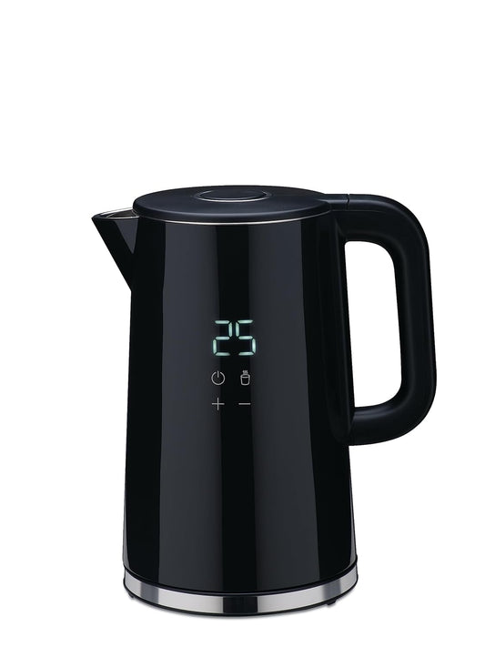 Morphy Richards Windsor Series 1.7 Litre Digital Electric Kettle|Digital Display with Touch Controls|Strix Controller: Accurate Temperature Control|Keep warm function|2 Years Product Warranty|Black