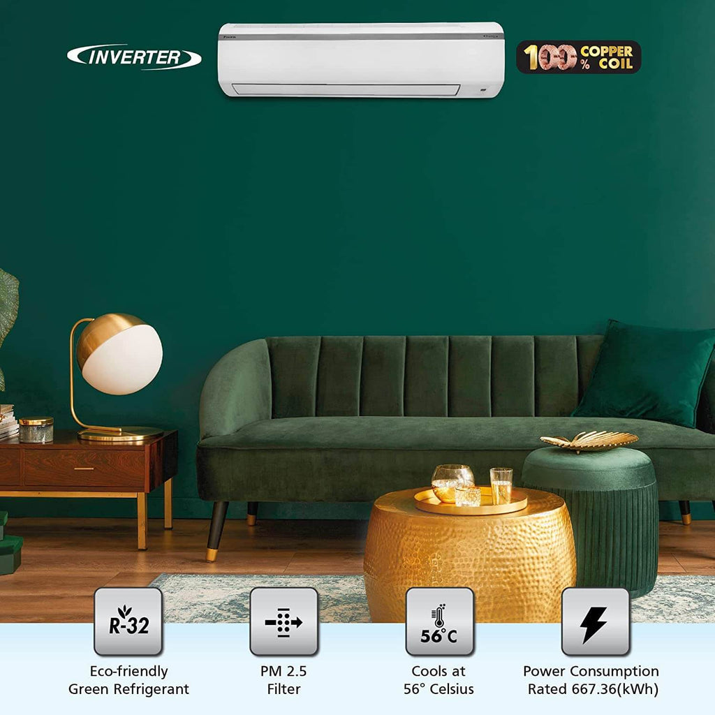 Daikin FTKF50UV16 1.5 Ton 5 Star Inverter Split AC | Power Chill | Copper Condenser | R32 Refrigerant