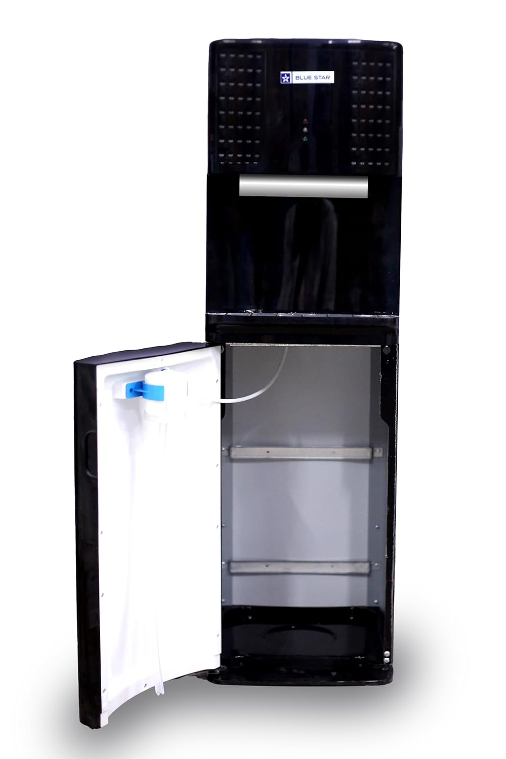 Blue Star BL1HPCGA Bottom Load Water Dispenser – Hot, Cold &amp; Room Temperature | Child Safety Lock | Stainless Steel Tank | 20L Capacity | Black