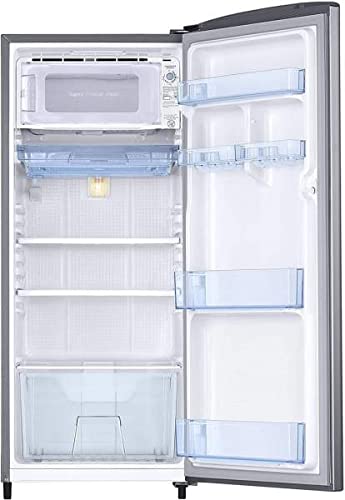 Samsung RR19C20CZGS 184L 1 Star Single Door Refrigerator (Gray Silver, Digital Inverter, Direct Cool, Crown Design)