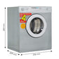 IFB Turbo Dry EX 5.5 Kg Cloth Dryer (Silver) – Allergy-Free Drying, Anti-Crease Function, 6 Programs, Stainless Steel Drum