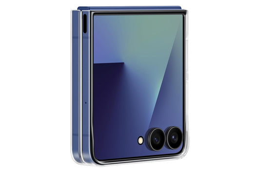 Samsung Galaxy Flip7 Clear Case (Transparent) – Ultra Slim 1.1mm Design, Anti-Yellowing, Camera Protection, Eco-Friendly Recycled Polycarbonate, Wireless Charging Compatible