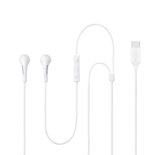 Samsung Original IC050 Type-C Wired In-Ear Earphones with Mic (White) | Noise Isolation | Suraj Electronics Delhi NCR