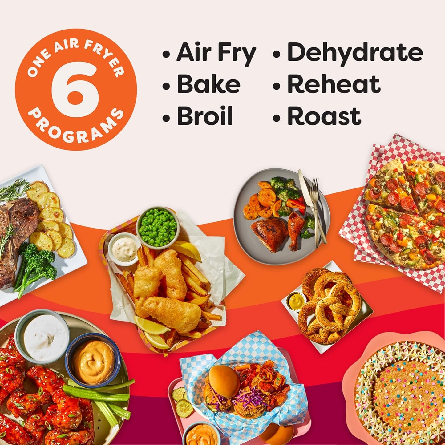 Instant Pot Vortex 6 Litre Air Fryer | 6-in-1 EvenCrisp Technology, Touch Control, 95% Less Oil Cooking | Suraj Electronics Delhi NCR