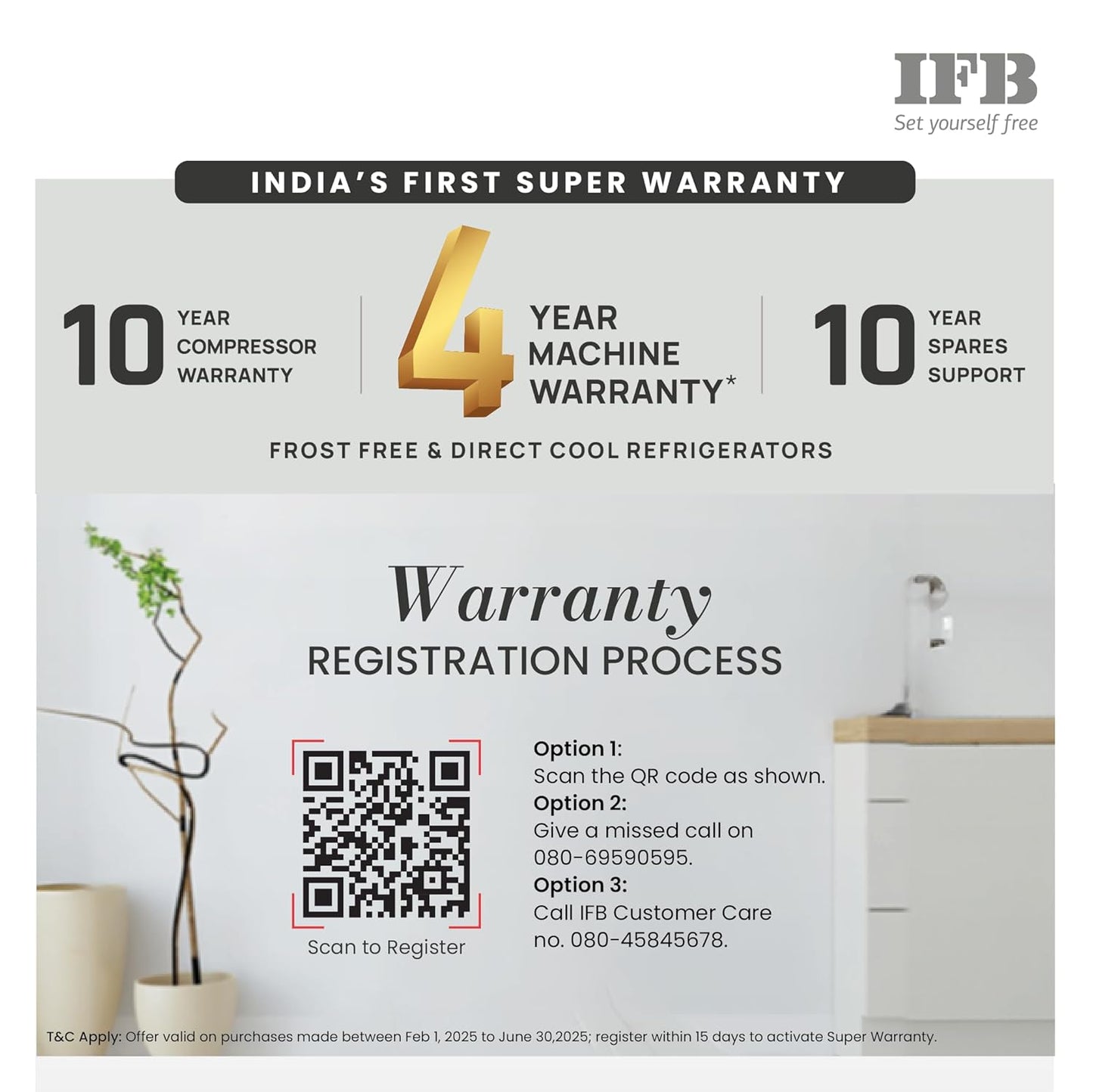 IFB IFBDC-2235IAG 197L 5 Star Direct Cool Inverter Single Door Refrigerator – White, Energy Efficient, Large Storage | Suraj Electronics