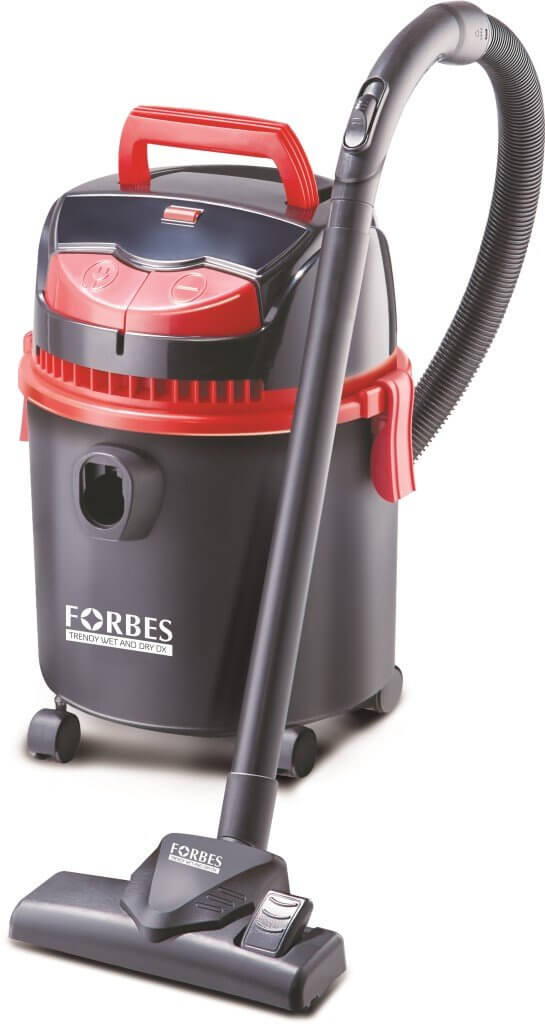 Eureka Forbes Trendy Wet & Dry DX 1150-Watt Vacuum Cleaner (Black & Red) – Powerful Suction & Blower, Dual Function for Wet & Dry Cleaning, 10L Dust + 8L Water Capacity