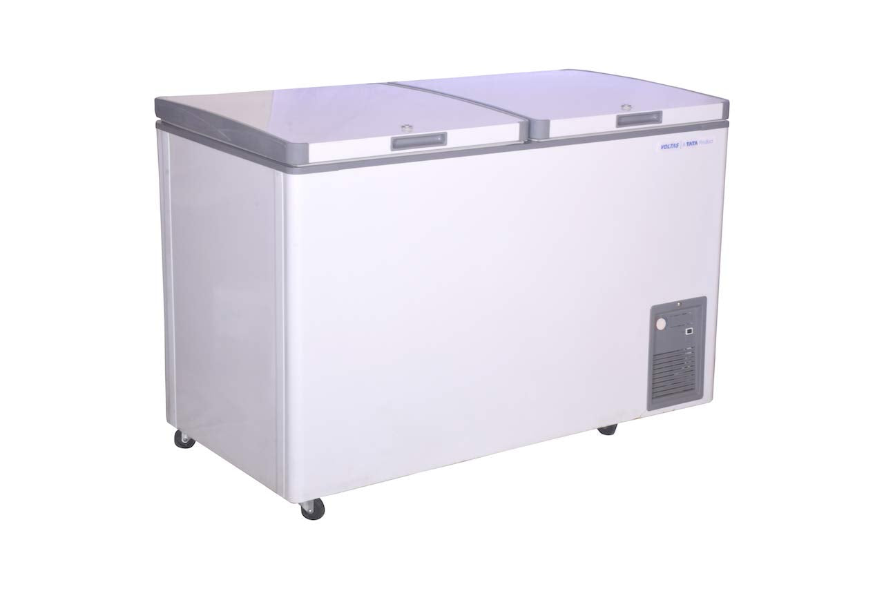 Voltas CF 320 DD P Double Door Deep Freezer, 320 Liters