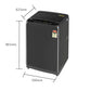 LG T12SJMB1Z 12 Kg Smart Inverter Fully-Automatic Top Load Washing Machine (Middle Black, TurboDrum, Punch+3, Soft Closing Lid, Smart Diagnosis)