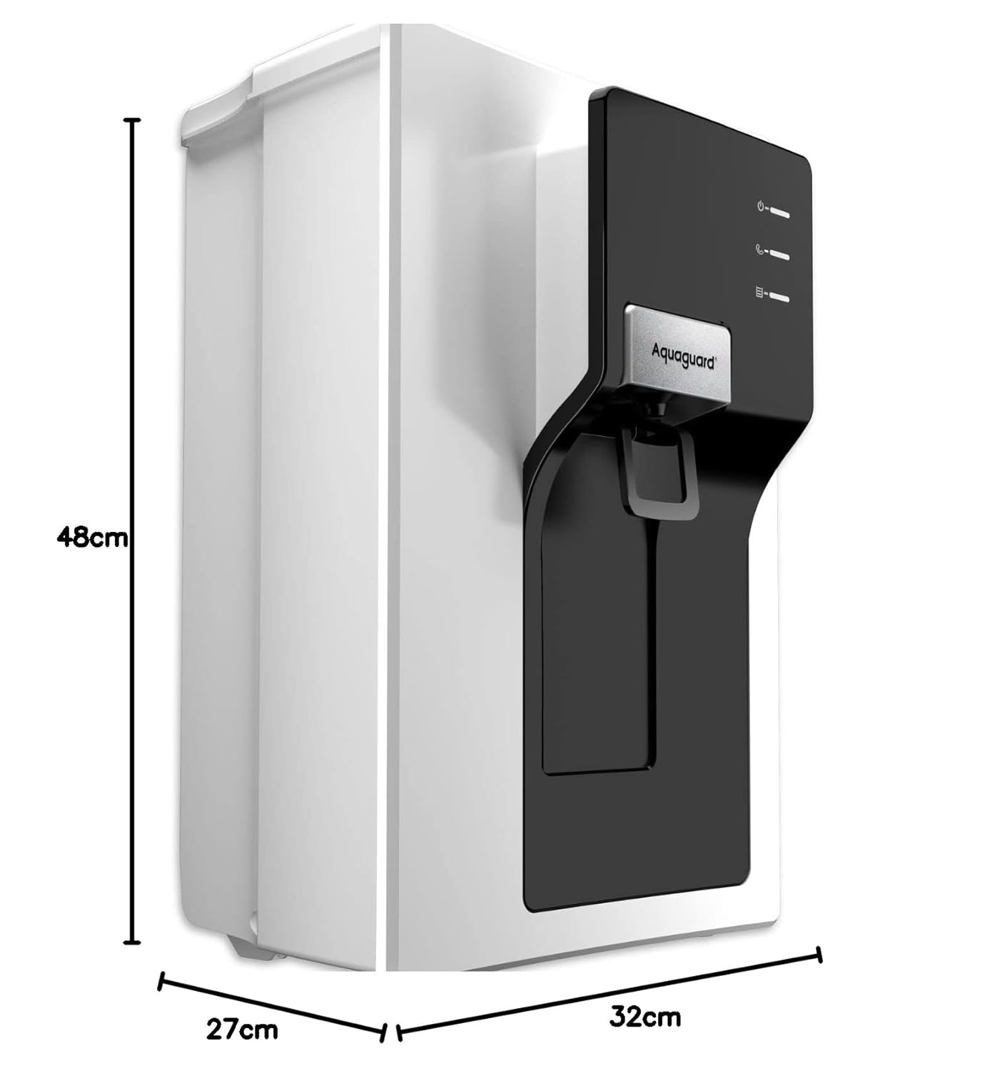 Aquaguard Enrich Astor Alkaline Water Purifier with RO+UV Technology | 6.2L Storage | Suitable for Borewell, Tanker & Municipal Water | GWPDNAA2X10B00