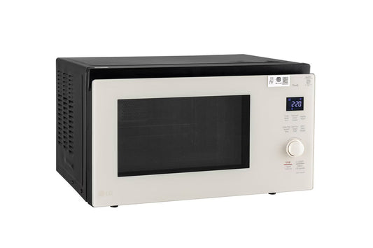 LG MJEN326SBW 32 L Scan-To-Cook Charcoal Convection Microwave Oven with Charcoal Lighting Heater, Wi-Fi , Diet Fry, Motorised Rotisserie, Beige