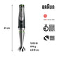 Braun MQ9187XLI MultiQuick 9 1200W Hand Blender | ActiveBlade | SmartSpeed | Food Processor | Suraj Electronics Delhi NCR