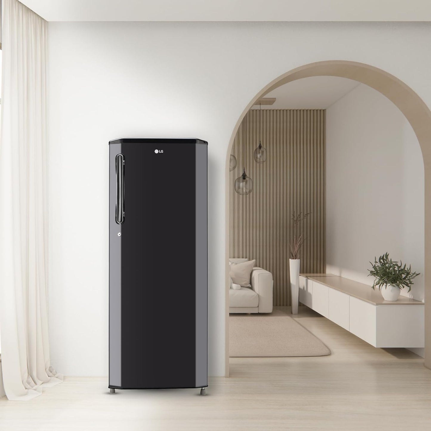 LG GL-B281BESX 261L 3 Star Direct Cool Single Door Refrigerator | Smart Inverter | Ebony Sheen | Suraj Electronics Delhi NCR