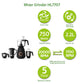 Philips HL7707/00 750W Mixer Grinder with 4 Jars (Black) – PowerChop, Gear Drive, Leak-Proof Design & 24-Hour Delivery from Suraj Electronics