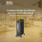 Morphy Richards OFR 9F Wave Fin 2400W Oil Filled Room Heater with 400W PTC Fan | ISI Certified | Suraj Electronics Delhi NCRu