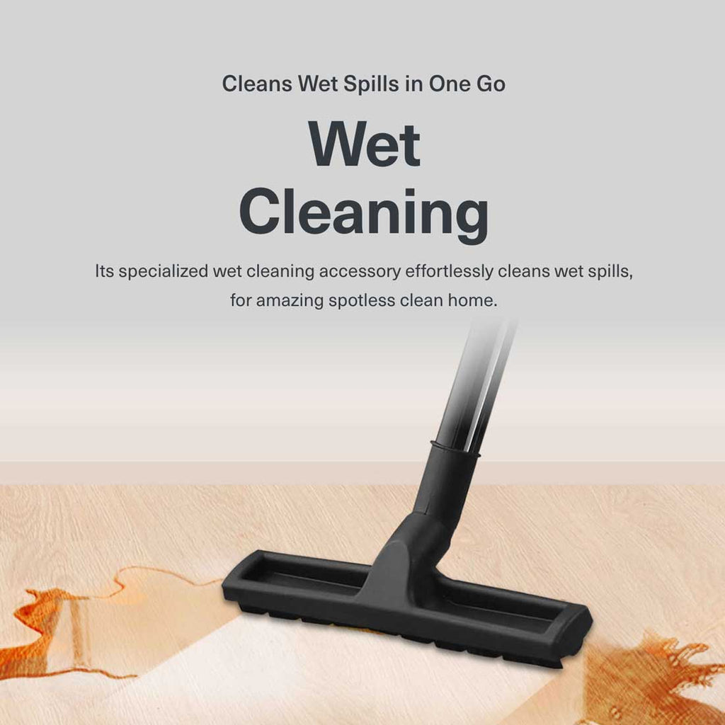 Eureka Forbes Wet & Dry NXT 12L Vacuum Cleaner with Blower | Stainless Steel Body | 1380W