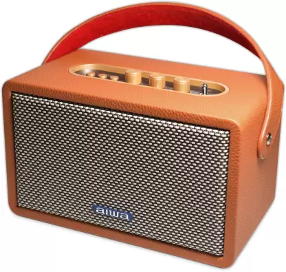 Aiwa RS-X100 Natsukasii Pro 40W Bluetooth Speaker | Retro Wooden Design | DSP &amp; TWS | Suraj Electronics Delhi NCR