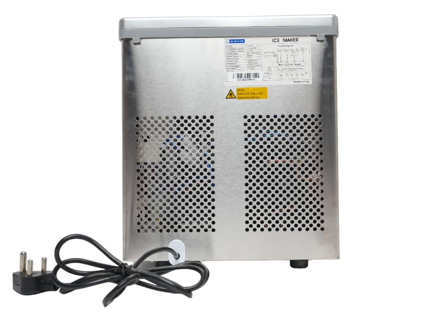 Blue Star ICM15 15 Kg/Day Bullet Ice Cube Machine | Air-Cooled Compact Ice Maker