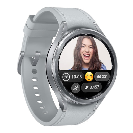 Samsung Galaxy Watch6 Classic LTE (47mm, Silver, Compatible with Android only)