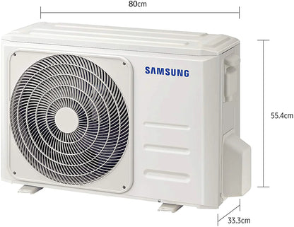 Samsung 1.5 Ton 5 Star Inverter Split AC (Copper, Convertible 5-in-1 Cooling Mode, Anti-bacterial Filter, 2023 Model AR18CY5BAWKNNA White)