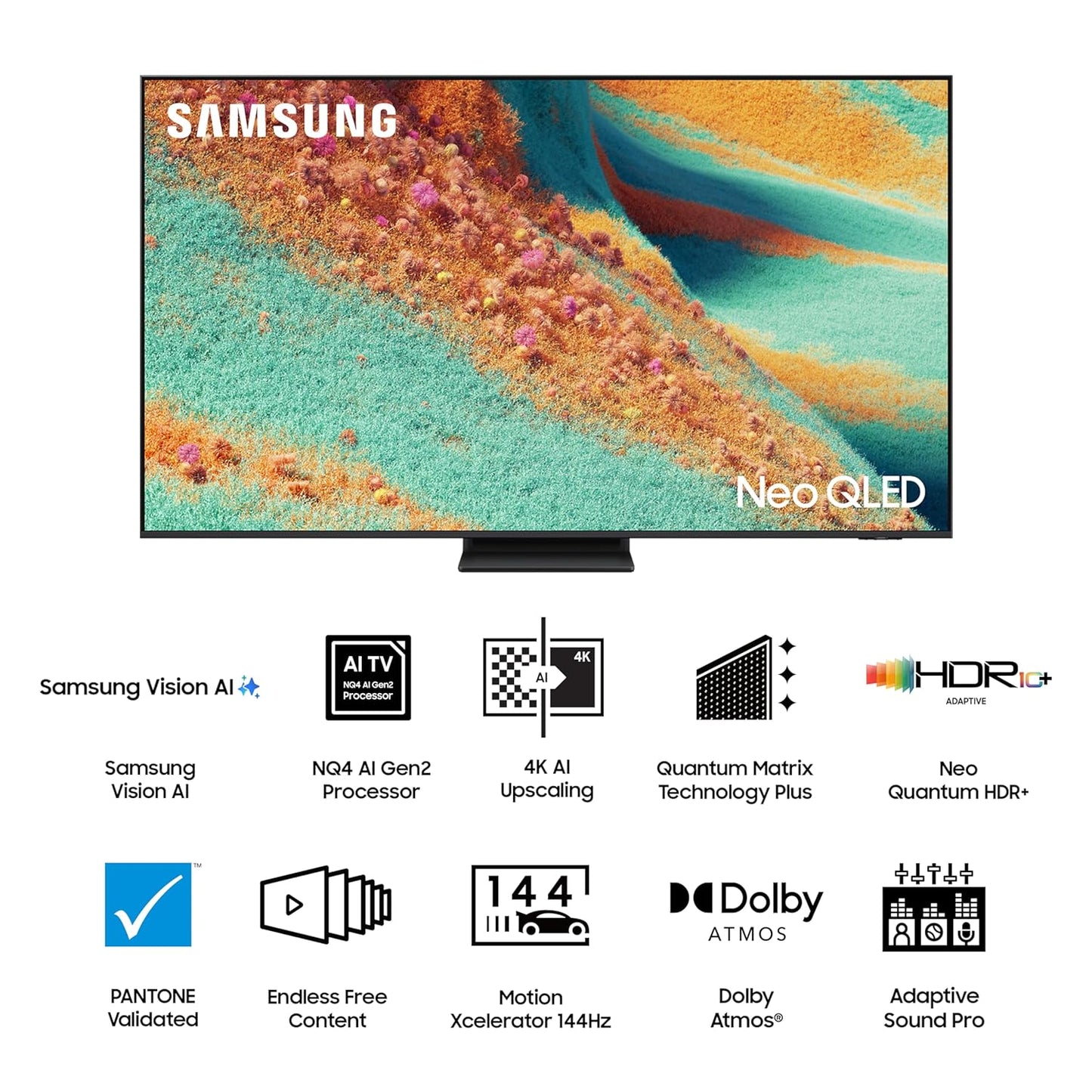 Samsung QA55QN85FAULXL 138 cm (55 inches) 4K Ultra HD Mini-LED Neo-QLED Smart TV
