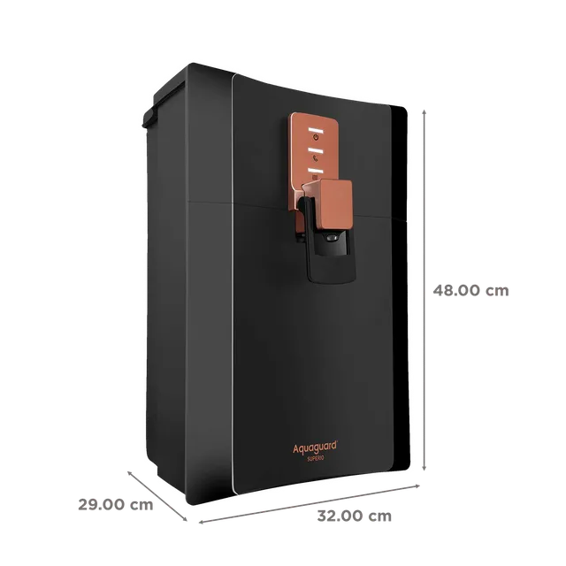 Aquaguard Enrich Superio 5L RO+UV+SS Water Purifier – Black & Metallic Copper