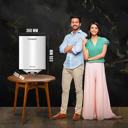 Crompton Acenza 25L Storage Water Heater | 8 Bar | Glassline Tank | 3 Star | Suraj Electronics Delhi NCR