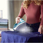 Philips DST3011/20 2100W Steam Iron with Ceramic Soleplate, 30g/min Continuous Steam & Steam Control – Blue (3000 Series)