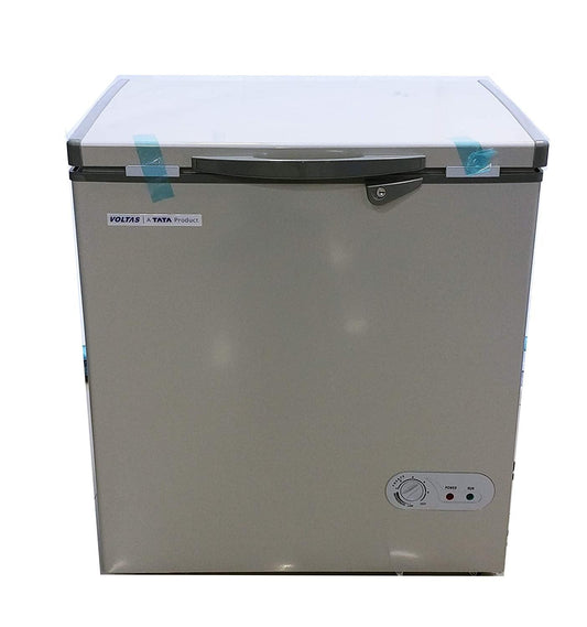 Voltas 150 SD HT Grey Single Door Deep Freezer, CF HT 150 SD A Convertible Grey