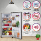LG GL-B199ODSB 185 L Direct Cool Single Door Refrigerator | 2 Star Rating | Toughened Glass Shelves | Anti-Bacterial Gasket | Stabilizer Free Dazzle Steel