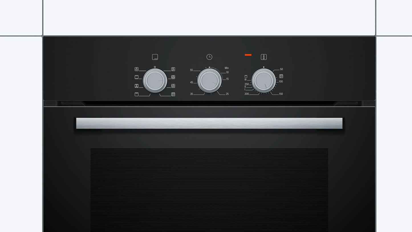 Bosch Series 2 Built-in oven 60 x 60 cm Black HBF031BA0I