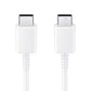 Samsung Original Type-C to Type-C Cable (1M, White) | Fast Charging 480 Mbps | Suraj Electronics Delhi NCR