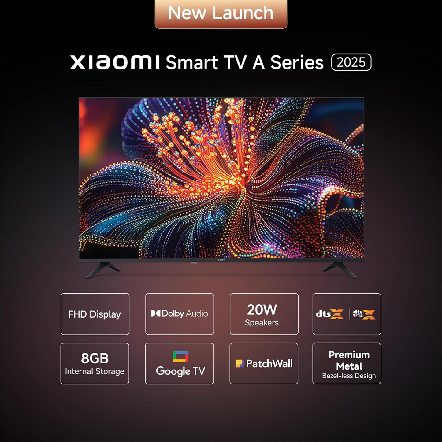 Xiaomi L43MB-AFIN 43 Inch Full HD Smart Google LED TV (HDR10, Dolby Audio, Vivid Picture Engine) – 108 cm, Black | Suraj Electronics Delhi NCR
