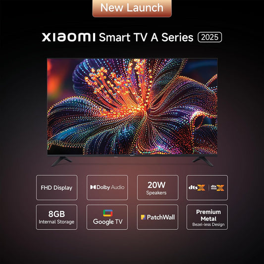Xiaomi L43MB-AFIN 43 Inch Full HD Smart Google LED TV (HDR10, Dolby Audio, Vivid Picture Engine) – 108 cm, Black | Suraj Electronics Delhi NCR