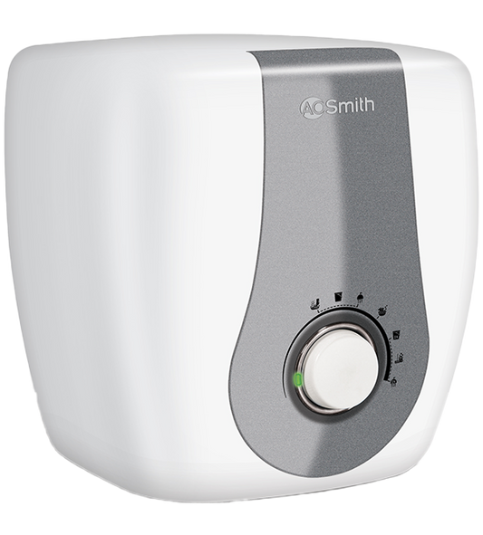 AO Smith Finesse 25 Litre 5 Star Storage Water Geyser (White, 2000W, 8 Bar Pressure, Glass-Coated Element)