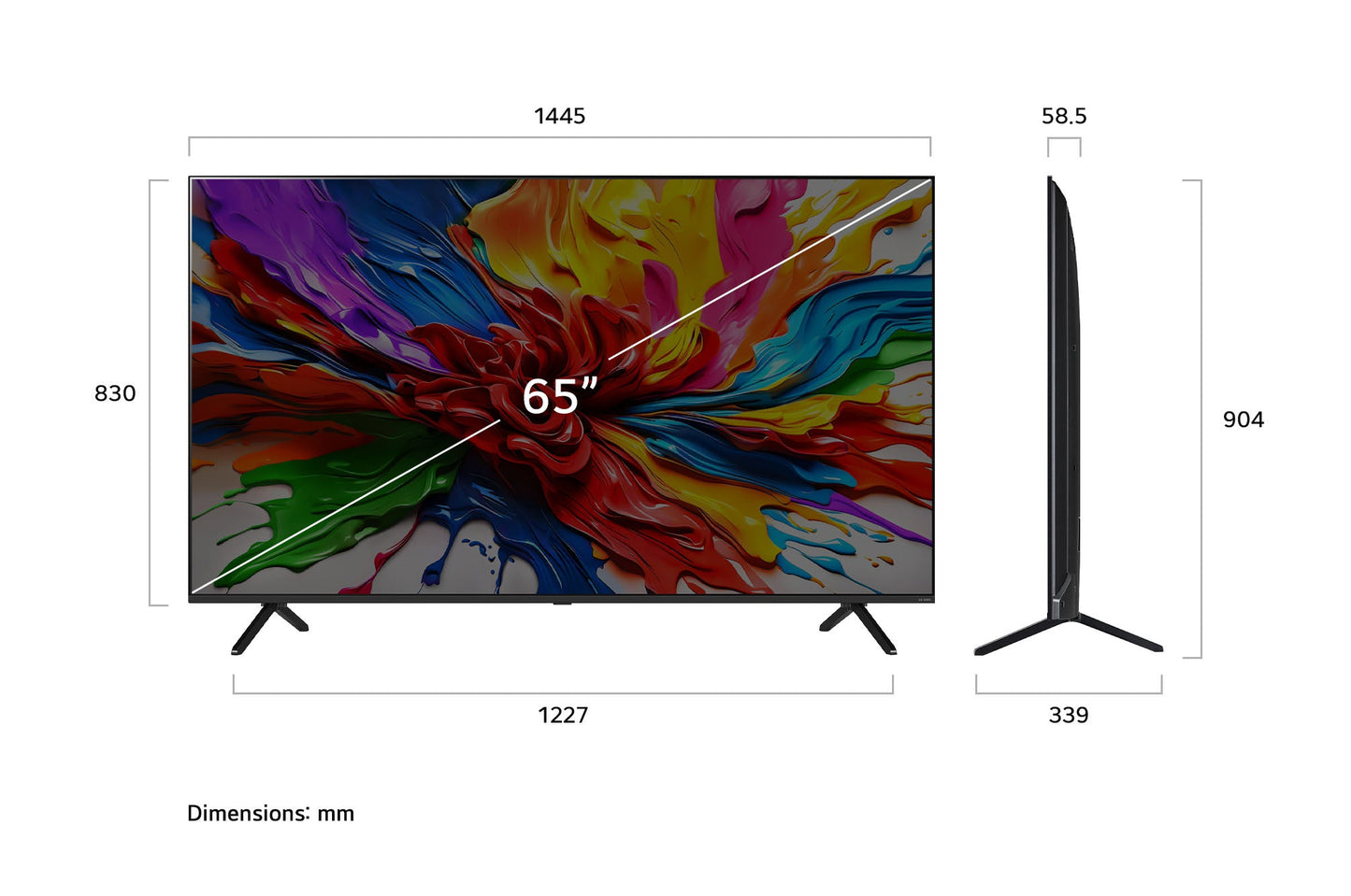 LG 65QNED92ALA 65-inch 4K QNED MiniLED AI Smart TV  | α8 AI Processor Gen2 | Dolby Vision &amp; Atmos | 144 Hz VRR | Suraj Electronics Delhi NCR