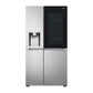 LG GL-X257ABS3 630L Side-by-Side Refrigerator, InstaView, Noble Steel, 3 Star