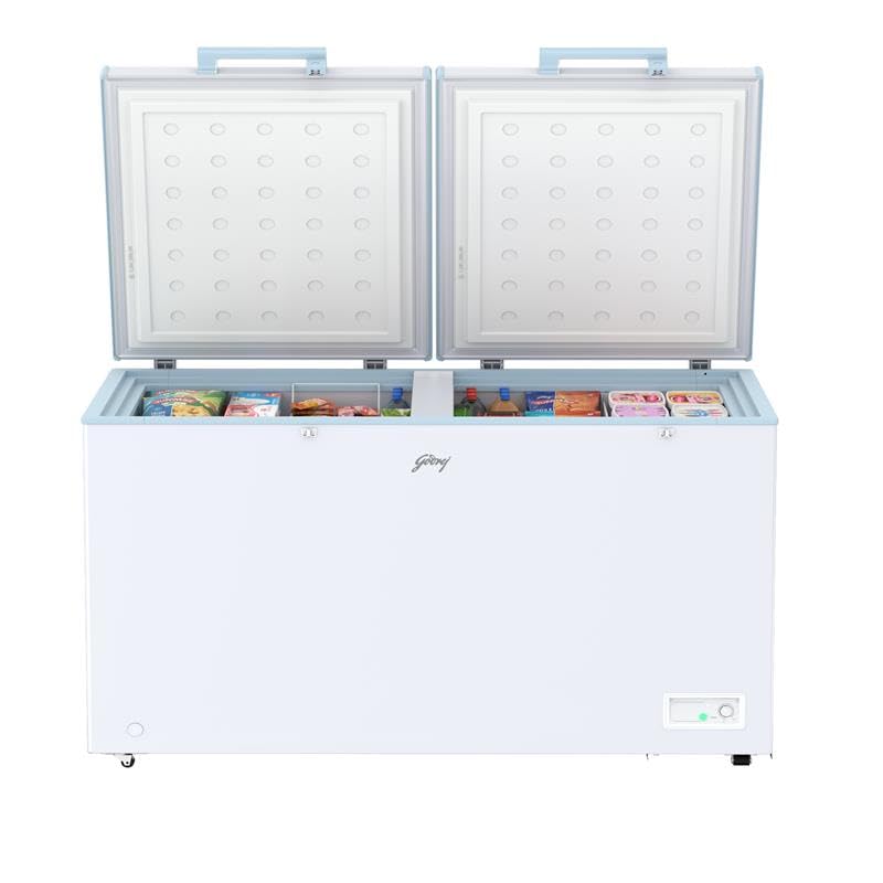 Godrej DH ESNCH 525E 2HCNP RW 505 L Double Door Convertible Deep Freezer, White